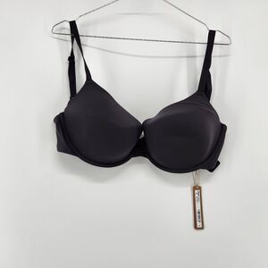 SKIMS 34DDDD Onyx Black Fits Everybody T-Shirt Bra NWT $54